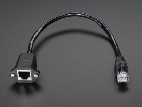 Adafruit Panel Mount Ethernet Extension Cable