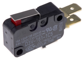 Łącznik Micro z krótką dźwignią Omron SPDT IP40