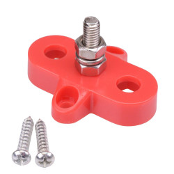 Red Positive M6 Stud Power Distribution Post