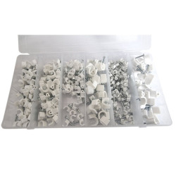 Zestaw uchwytów do przewodów - 300szt.
