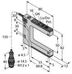 Fotokomórka Turck SLM50B6QPMA 3075030 1 szt.