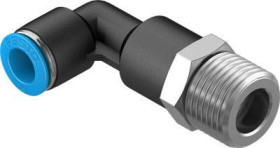 Złącze śrubowe wtykane FESTO QSLL-1/2-10 190664 Złączka wciskana L-długa QSLL-1/2-10 regulowana 360°, gwint zewnętrzny z