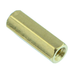 15mm Hexagonal Female to Female Brass Spacer M3