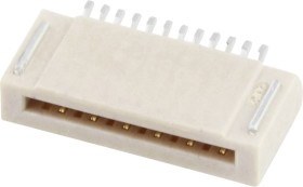 Molex Złącze FFC, FPC Ilość pinów 12 Wymiary siatki: 0.5 mm 512811294 1 szt. taśma na dużej rolce