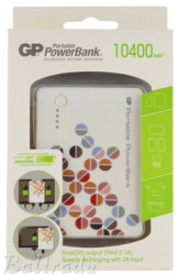 Mobilna bateria Power Bank GP 10400mAh GPN304WE