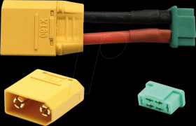 Steckverbinder für Li-Polymer-Akkus, Adapter XT90 - MPX