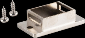 BS08-10105 Keystone bracket, 1 port, metal