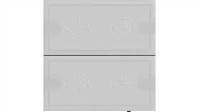 Gira Czujnik Przyciskowy 4 Komfort 2X Knx Ts4 Antracytowy 5002028