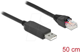 64159 Console cable 0.5 m black