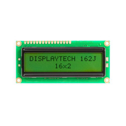 Wyświetlacz monochromatyczny LCD, , Alfanumeryczny, Displaytech