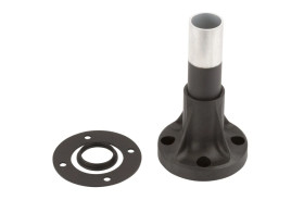 Podstawa z tulejką 120mm czarna metal XVBZ02