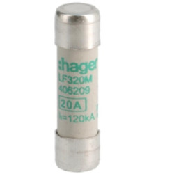 Bezpiecznik 20A 10 x 38mm 400V Hager