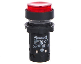 Przycisk podświetlany LED z samopowrotem 1Z czewony XB7NW34B1