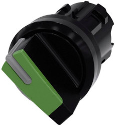 Siemens 3SU10022BC400AA0 3SU1002-2BC40-0AA0 Przełącznik pierścień przedni z tworzywa sztucznego, podświetlenie blokada c