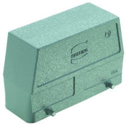 Grommet housing, size 24B, die-cast aluminum, M32, angled, cross bow locking, IP65/IP66/IP67, 19300240527