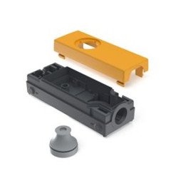 Obudowa kasety sterowniczej RAFI Ø 22.3mm Żółty E-BOX MODULAR