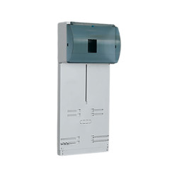 Tablica licznikowa-rozdzielcza 3-fazowa TLR-3F (N+PE) z obudową na wyłączniki nadprądowe 7 modułów i szybką rewizyjną IP20 10.1A