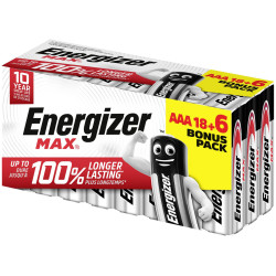 Energizer E303513200 Max AAA Battery Alkali-Manganese 1.5V 24 pc(s)