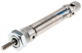 Siłownik pneumatyczny skok: 40mm Festo Ø 16mm dwustronnego działania Action 151mm z amortyzacją pneumatyczną