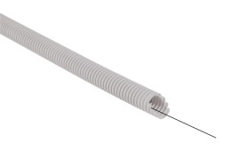 Rura karbowana 750N szara z pilotem bezhalogenowa samogasnąca do zalewania betonem fi 16/11 ITAICTA016GT100 /100m/