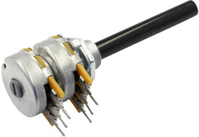 OMEG PC2G20BU CEBS F1 L:50 A47K PC2G20BU CEBS F1 L:50 A4,7K Potencjometr obrotowy stereo 0.4 W 47 kΩ 1 szt.