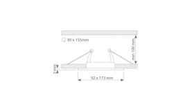 Oprawa Jota K/3 Potrójna Czarna Piaskowana + Czarny Ring Wewnętrzny