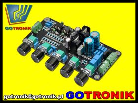 Przedwzmacniacz audio stereo opamp