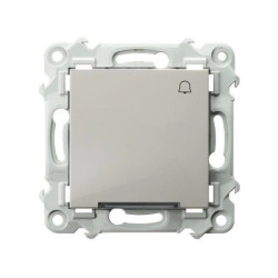 SZAFIR Łącznik zwierny dzwonek z podświetleniem białym kaszmirowy beż ŁP-6ZS/m/83