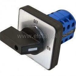 Wyłącznik 20A, 6 torów 3war. ( 0-1 )( 64x64mm