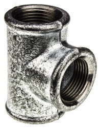 Łącznik żeliwny galwanizowany, 1cal x 1cal x 1cal, Georg Fischer