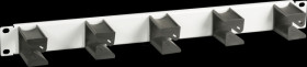 699982.1 19" 1U cable routing panel, 5 x plastic brackets