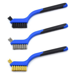 Szczotka druciana zestaw 3szt 180mm ---38908