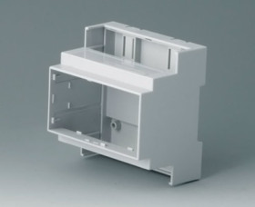 PC DIN rail enclosure, (L x W x H) 58 x 88 x 88 mm, light gray, B6704100