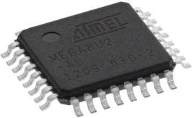 Mikrokontroler Microchip ATMEGA8U2-AU ATMEGA8U2 TQFP 32-pinowy Powierzchnia AVR 8kB 8 bit 16 MHz, 512 bit RAM Flash, 2.7