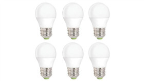 Żarówka Led E27 230V 6W 500Lm Kulka Dimmable Biała Neutralna Komplet 6Szt