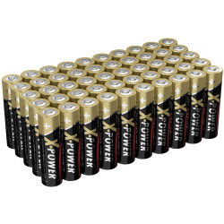 Ansmann 1521-0042 X-Power AAA Batteries 1.5V 50pk High Capacity Alkaline