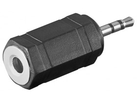 Adapter do słuchawek, wtyk jack AUX 2,5 mm na 3,5 mm 1x...