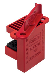 Blokada zaworu Blokada do zaworu kulowego ABUS Czerwony