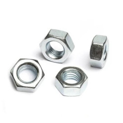 M3 Grade 4.8 Galvanized Hexagonal Nuts - 100 pcs