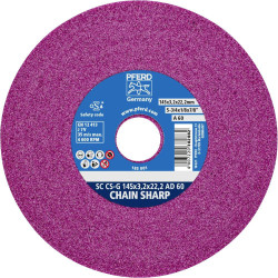 PFERD 33100001 SC CS-G Grinding Disc 145mm 22.2mm bore 1pc sharpener