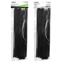 Opaski zaciskowe 4,5mm / 350mm czarne 100 szt. VOZ-45350B Vayox