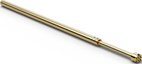 Standard test pin with probe, waffle, Ø 1.02 mm, travel  6.4 mm, pitch 1.9 mm, L 33 mm, F07506B120G150