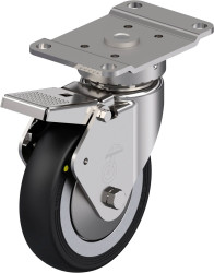 Blickle 897131 LPX-PGV 120XR-PG2-FI-EL-FA Rolka skrętna ze stali nierdzewnej Średnica koła: 120 mm Maksymalne obciążenie