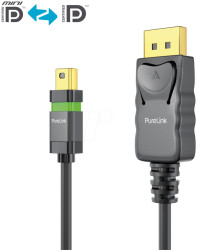 ULS2400-010 MiniDP/DP Cable - Ultimate Series - 1,00m - black