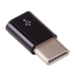 Raspberry Pi USB micro-B to USB-C adapter (Black)