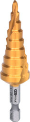 KS Tools 3302385 330.2385 HSS TIN-TIP Wiertło stożkowe stopniowe 1 szt.