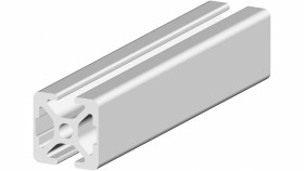 Profil 20 x 20 mm RS PRO Profil rozpórki długość 1m rozmiar rowka 5mm liczba rowków 2 Aluminium, Anodowany