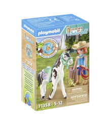 Playmobil® Horses of Waterfall Ellie & Sawdust z zachodnią praktyką 71358