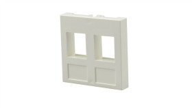 Adapter Keystone Podwójny 2M 45X45 Biały Mediabox