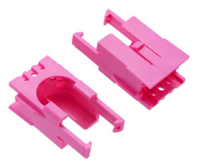 Pololu Romi Chassis Motor Clip Pair - Pink
